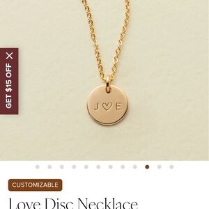 C♡B Rose Gold Made By Mary Necklace